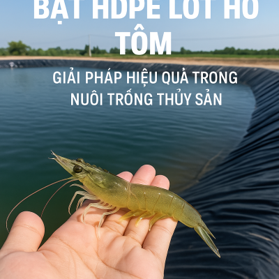 Chi phí bạt lót hồ tôm HDPE